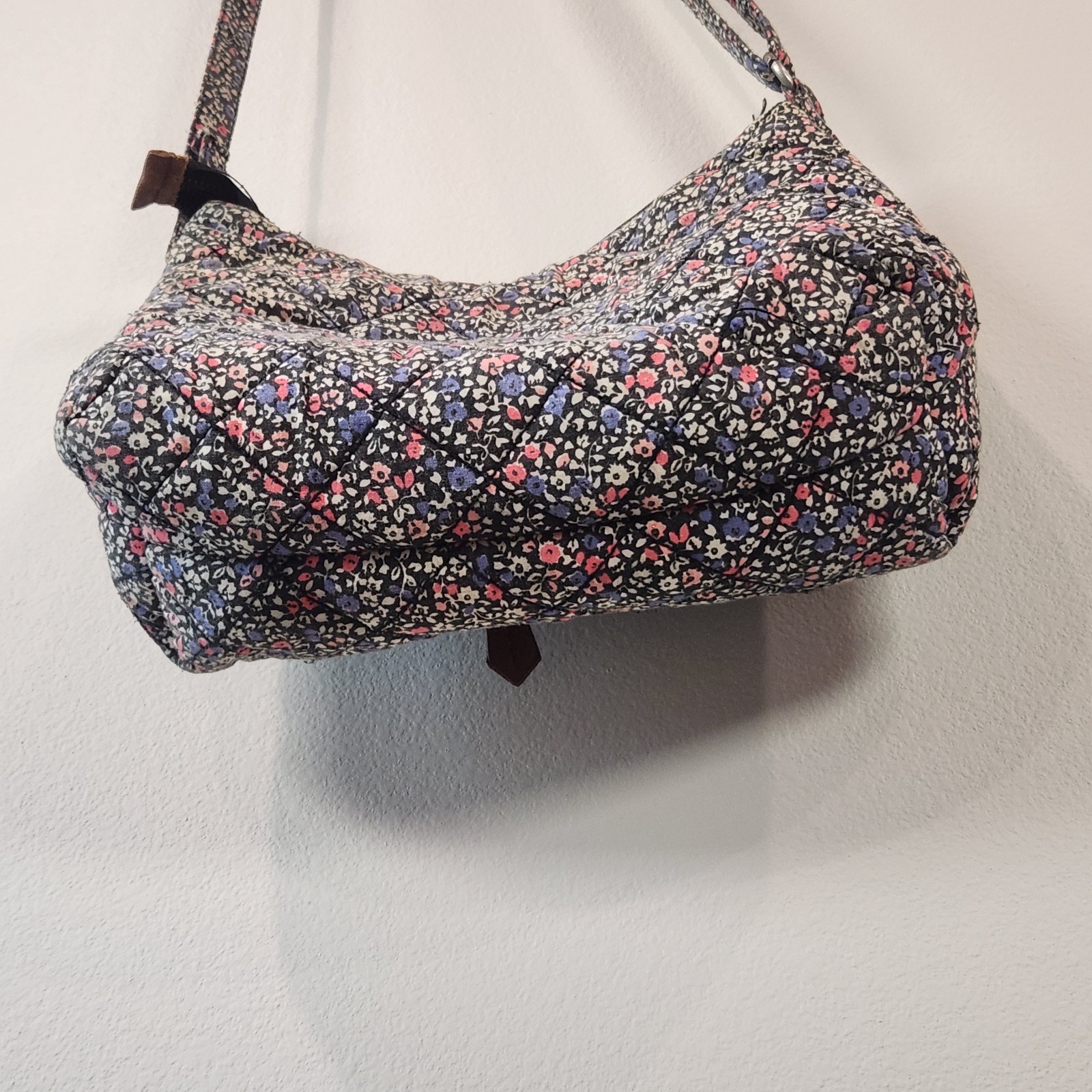 Cottagecore American Eagle Quilted Floral Boho Shoulder Bag Purse Crossbody