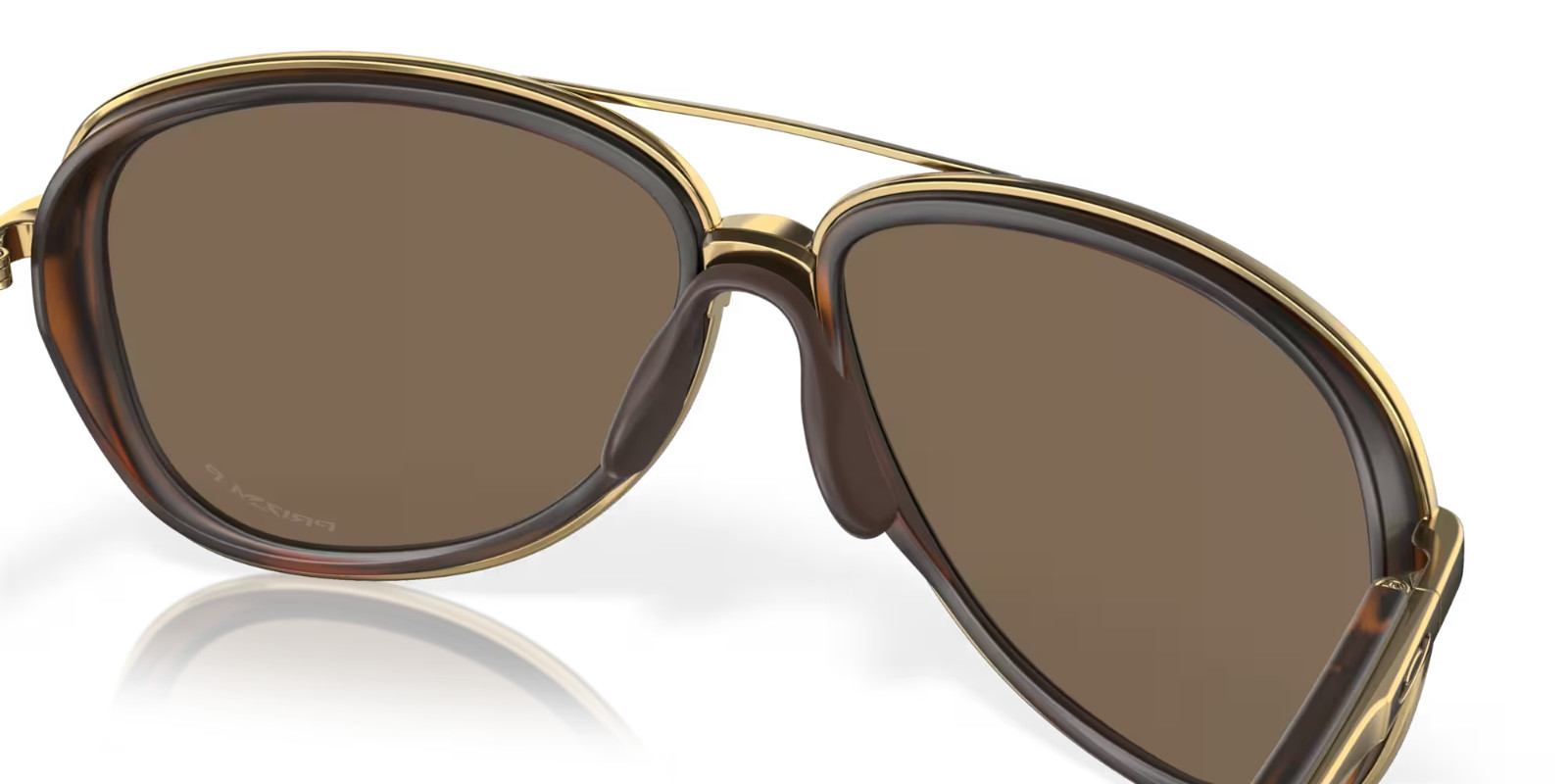 Oakley Sunglasses Split Time OO4129-1458 Tortoise / PRIZM Rose Gold POLARIZED