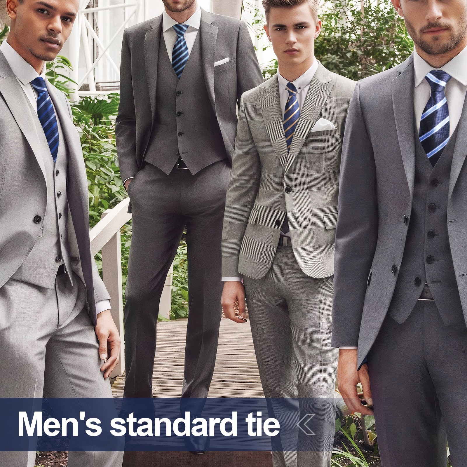 4Pcs Men’s Clip-on Ties Solid Color Men’s Tie Pre Tied Clip on Ties for Men Gift