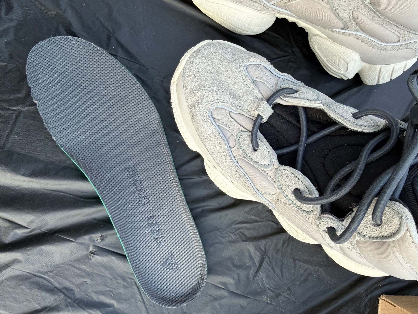 adidas Yeezy 500 High Mist Stone GV7775 High Top Suede White Men’s Sneaker