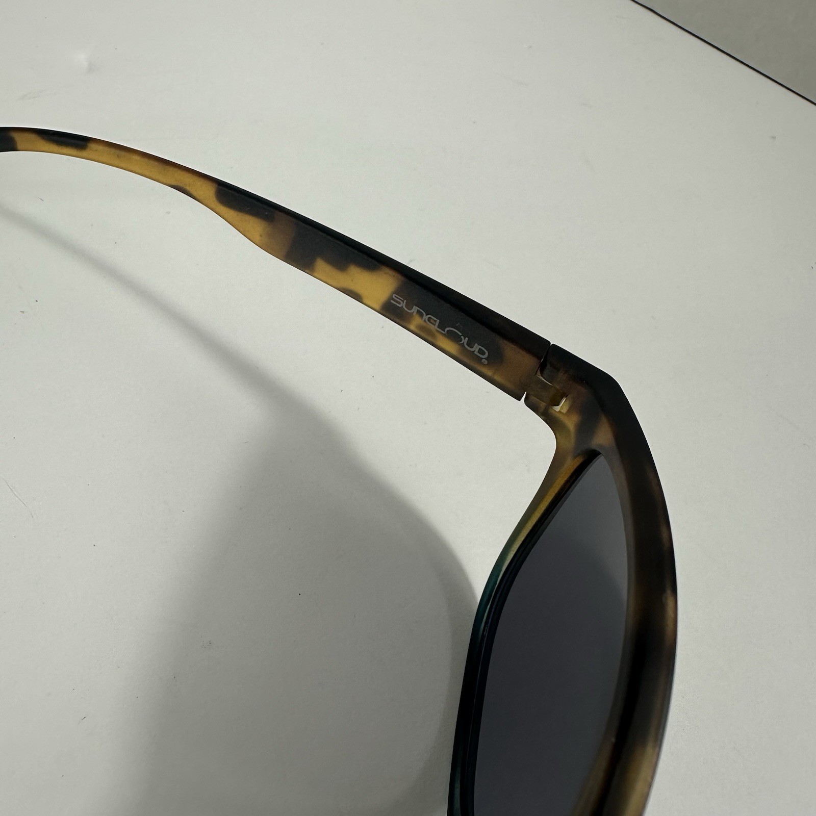 Suncloud LOVESEAT Polarized Tortoise Shell Brown Full Rim Sunglasses Gray Lens