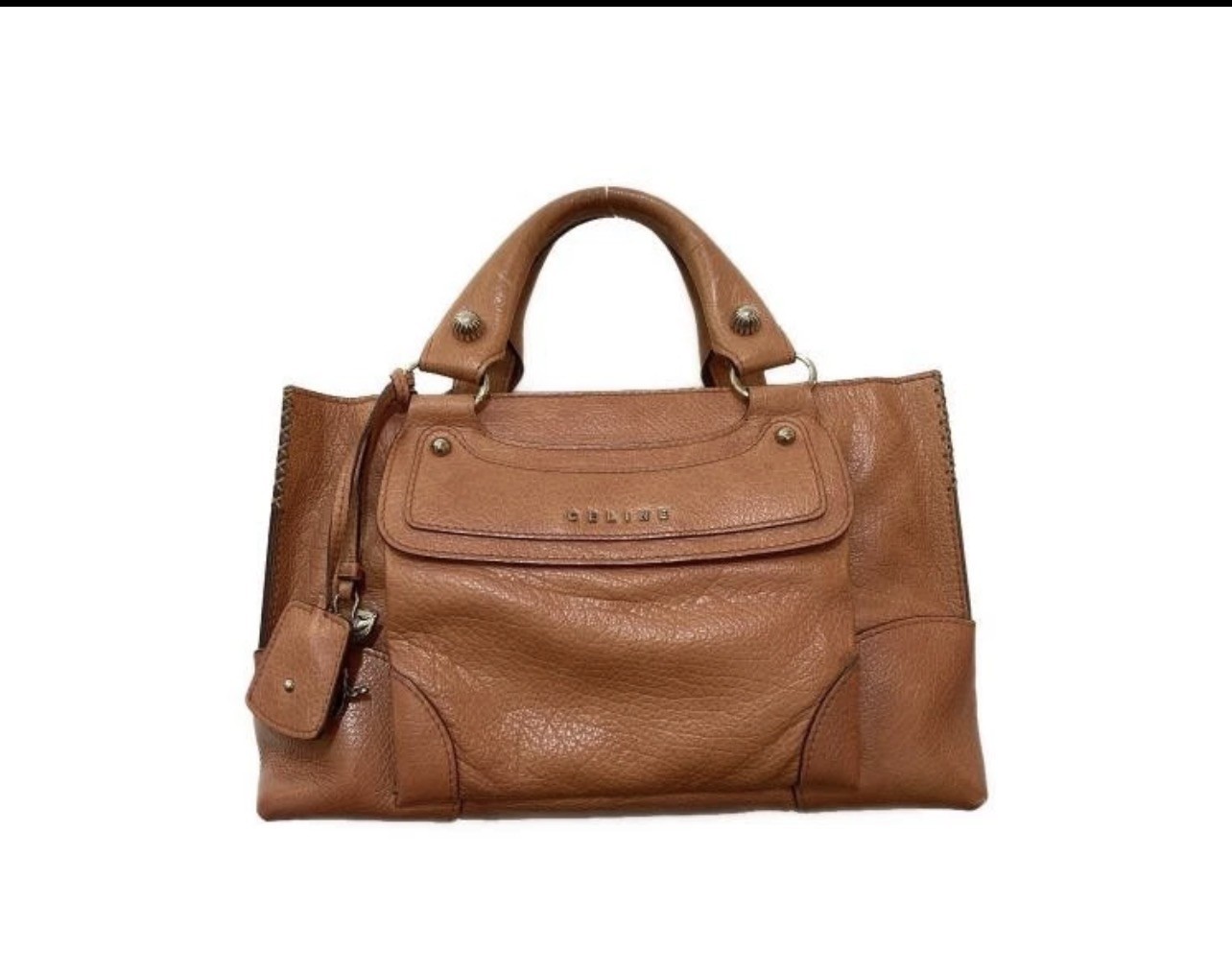 CELINE Boogie Bag Brown Leather Handbag