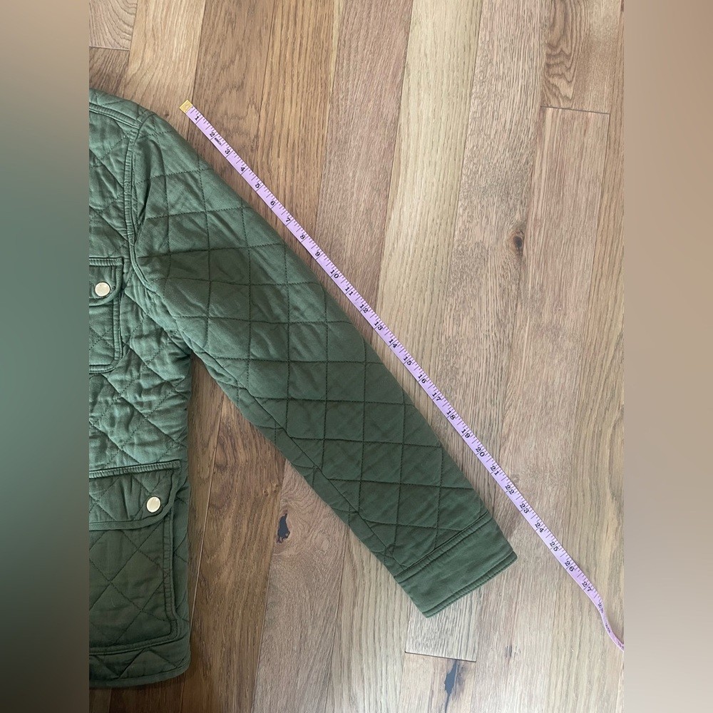 J.Crew Quilted Downtown Field Jacket in Deep Moss