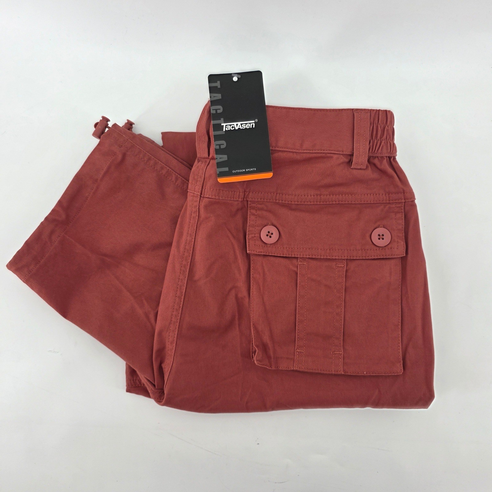 TacVasen Womens Tactical Cargo Pants Rust Red Outdoor Hiking Utility Size M NEW