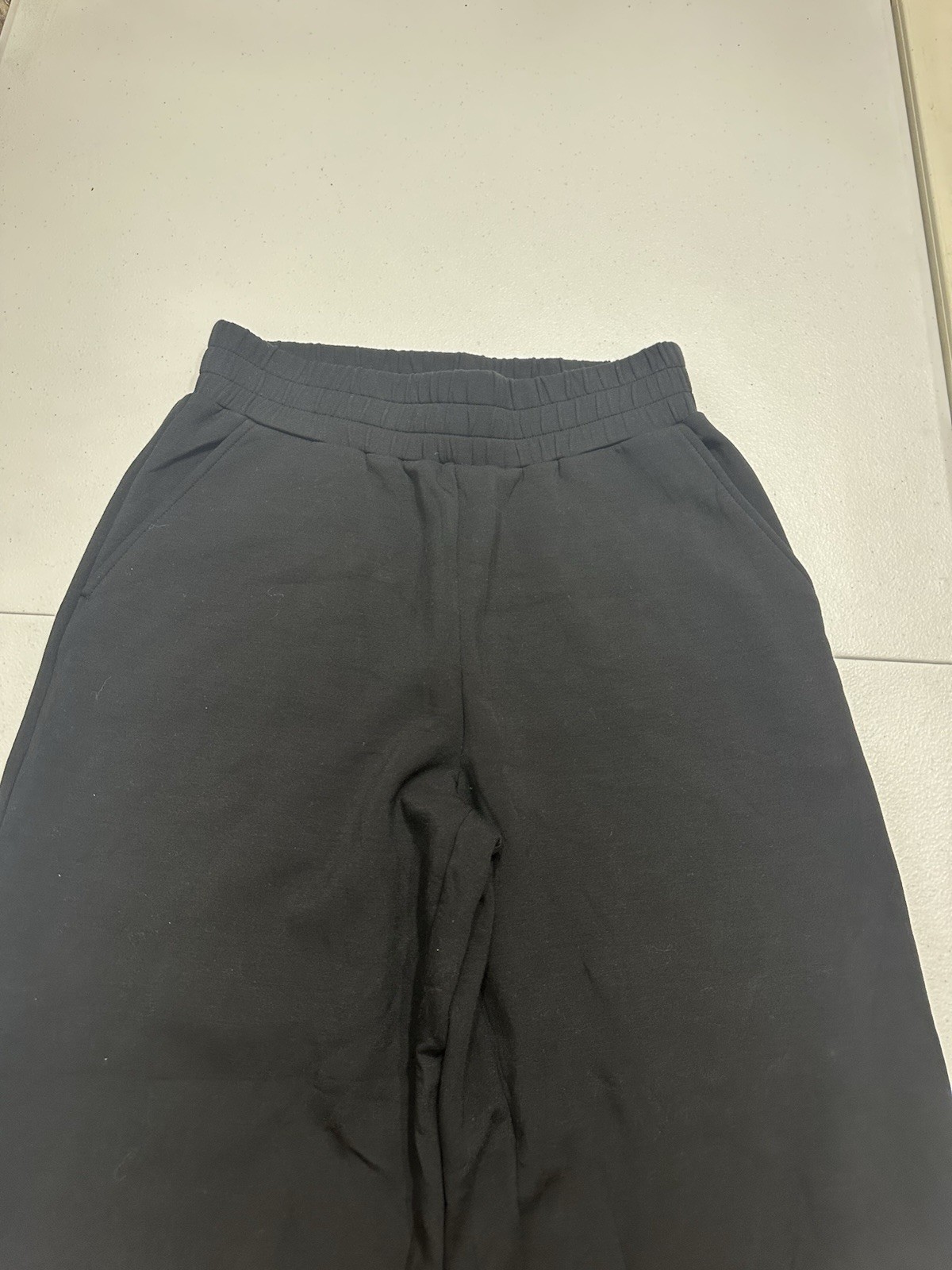 Varley Women’s S DoubleSoft Turn Up Cuff 26 Pant Black Sweatpant Jogger