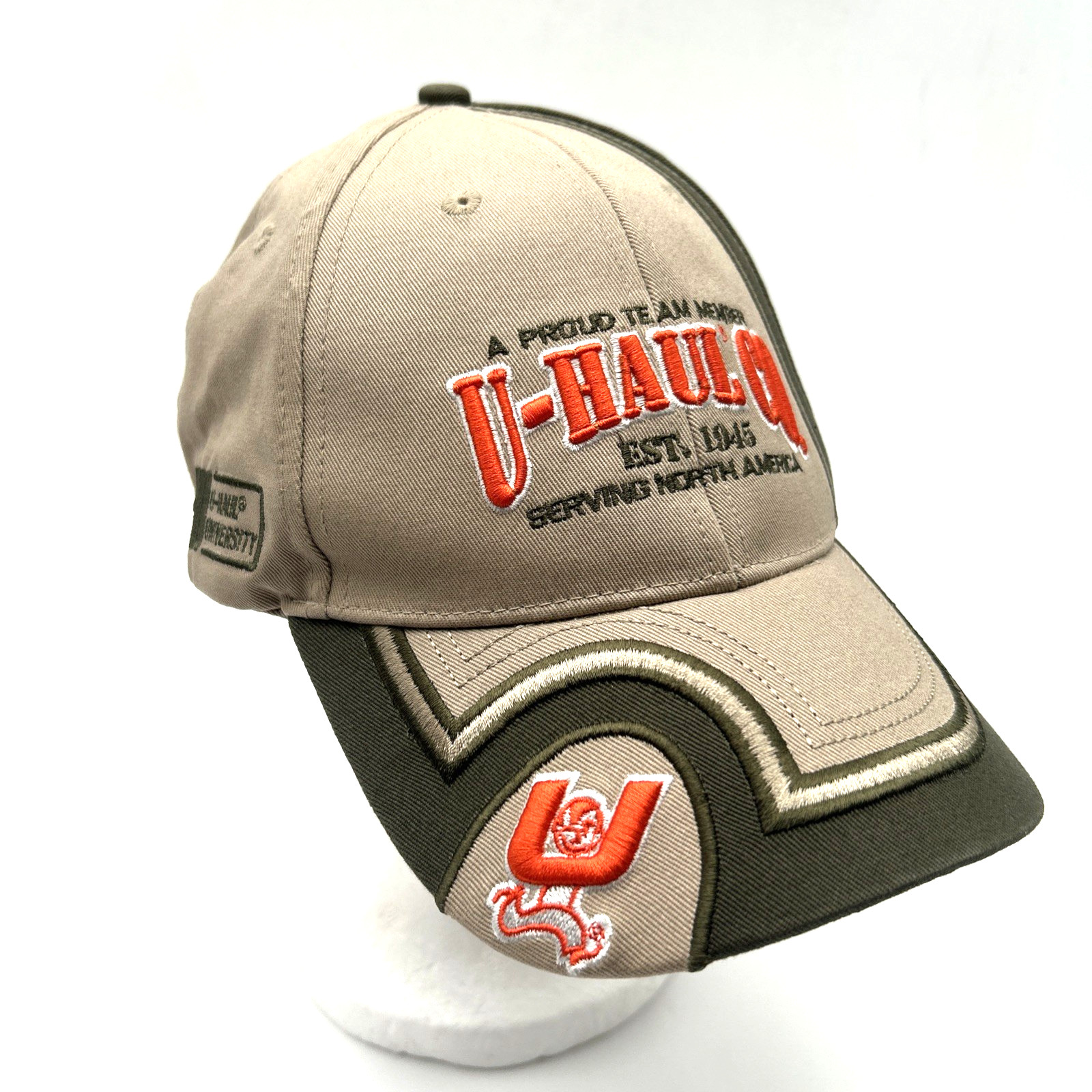Rare U-Haul Co. Hat Uhaul University Embroidered Brim Springfield MO Cap JET