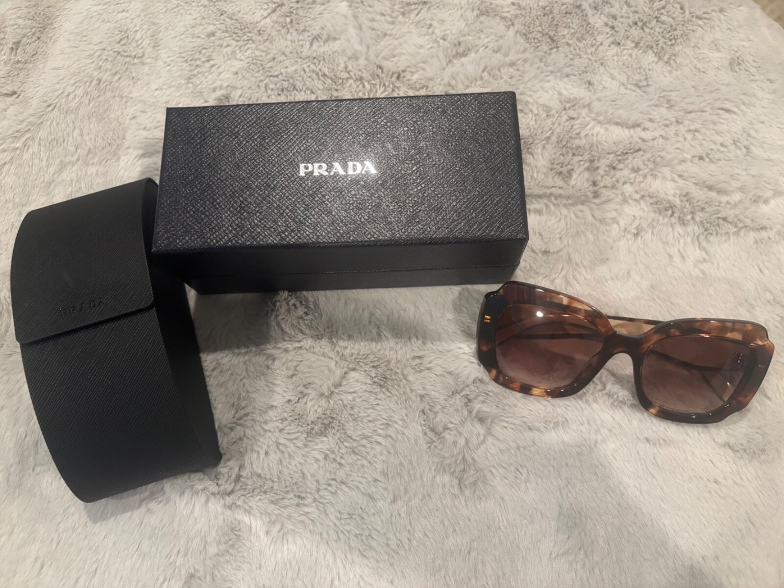 PRADA PR15WS01R0A6 Women’s Rectangular Sunglasses