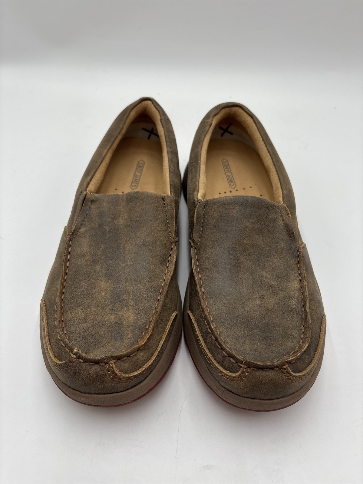 Cody James Men’s Trust Me Beaned Slip-On Casual Oxford Shoes Brown Size 8.5D