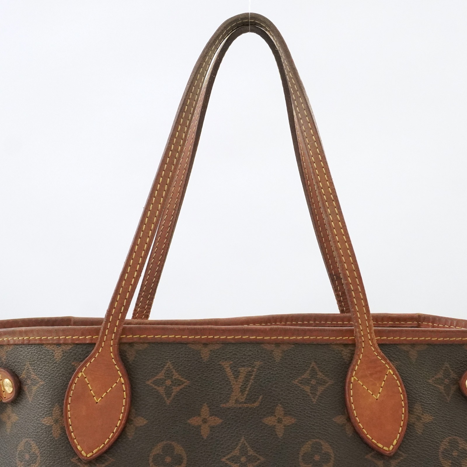 LOUIS VUITTON LV Monogram Neverfull PM M40155 Tote Bag Brown VI2130 Auth #56747A
