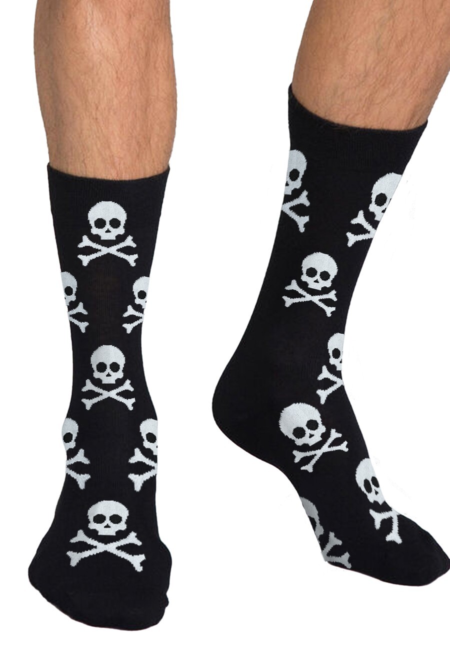 Skull and Crossbones Masonic Socks