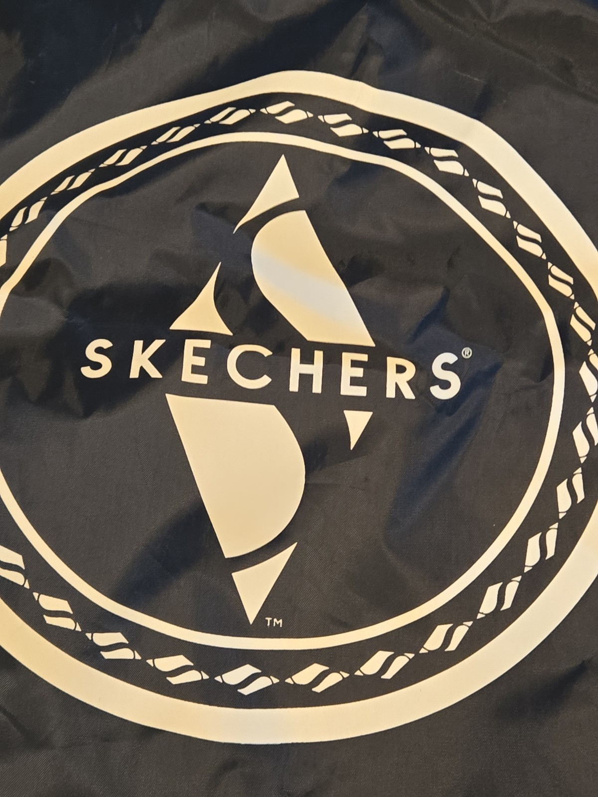 Sketchers Drawstring Strap Backpack Gym Bag 20″ x 16″ Blue New W/O Packaging