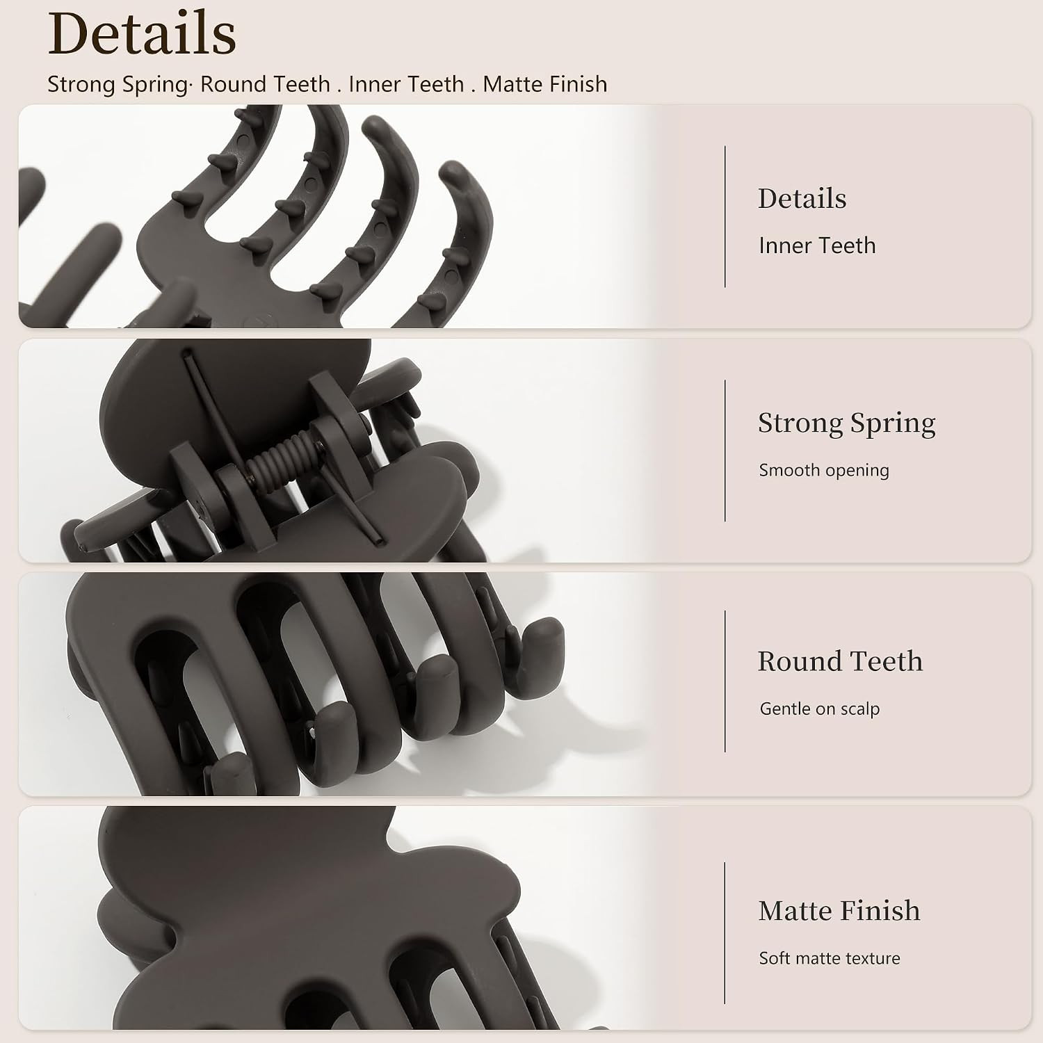 16 Pcs Small Hair Clips for Women, 1.8 Inch Matte Octopus Mini Hair Claw MIX