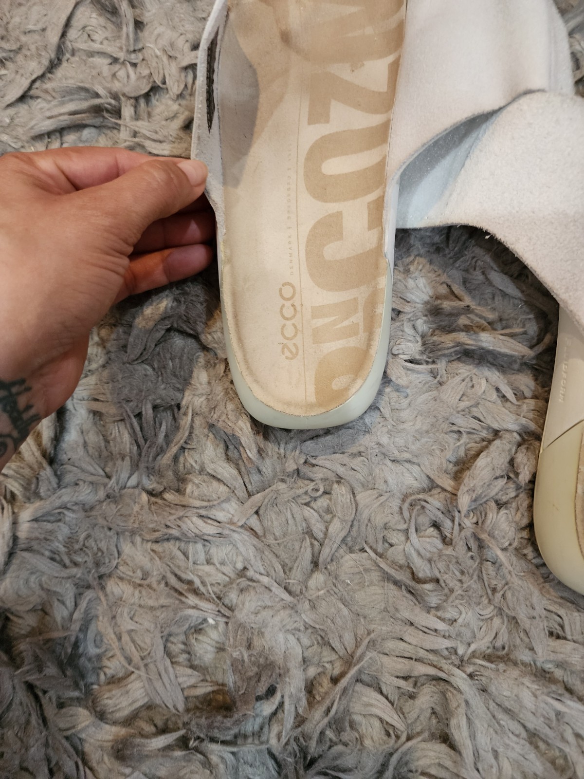 Sandalias Ecco G 2ND Cosmo De Cuero 39 Portugal 20680301002 White