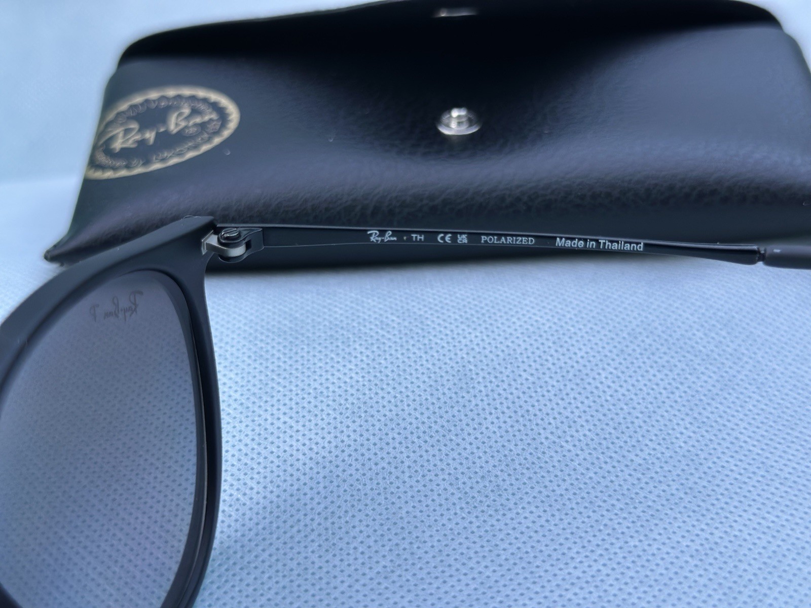Ray-Ban RB4171 ERIKA Rubber Black Sunglasses 54mm 18mm 145mm – 622/T3