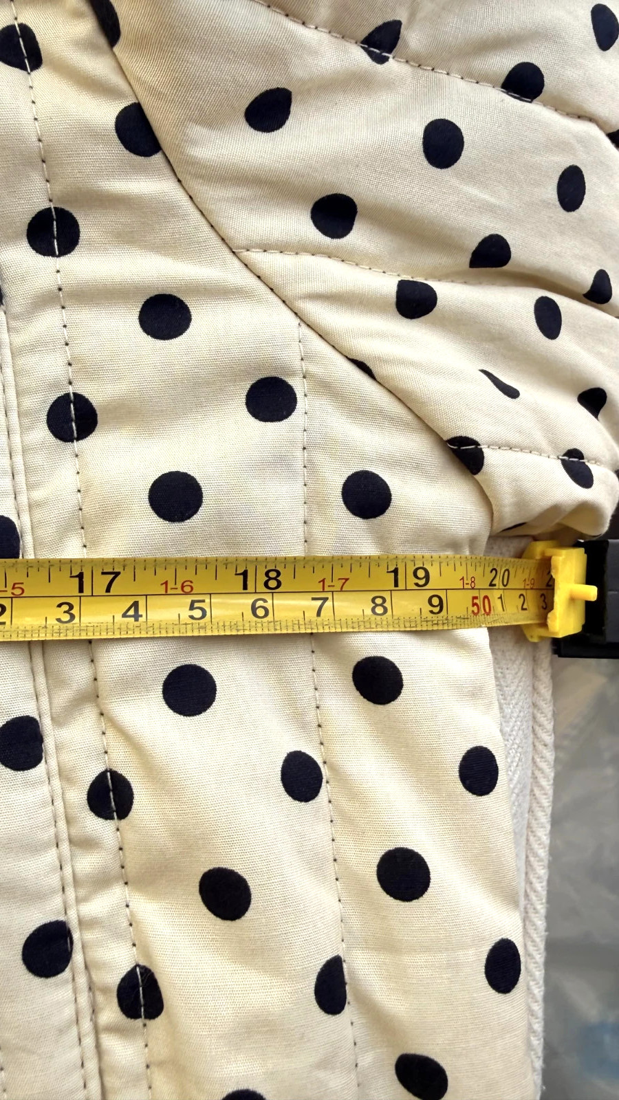 Joie Reversible Quilted Jacket Cream Polka Dot Black Cotton Size S NWT