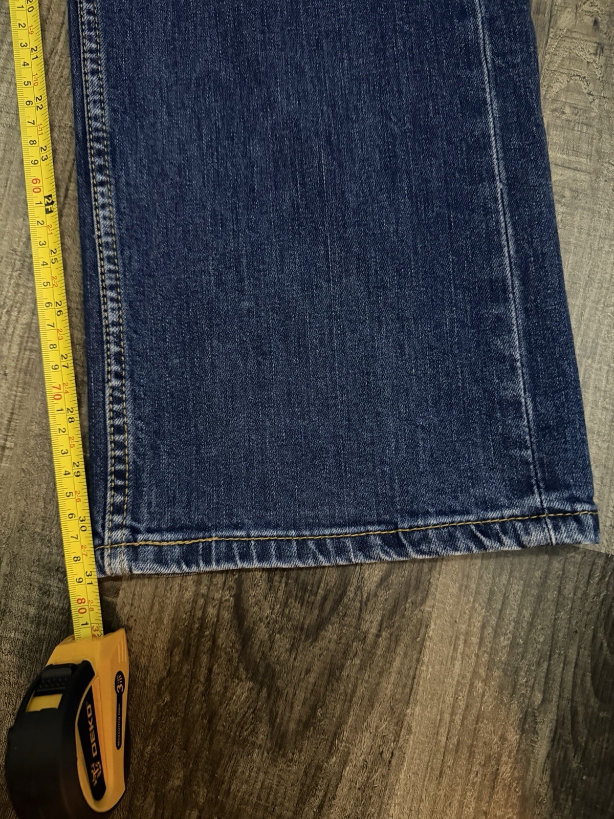 Levi’s 559 Straight Jeans Men Blue Dark Wash Denim Cotton Stretch