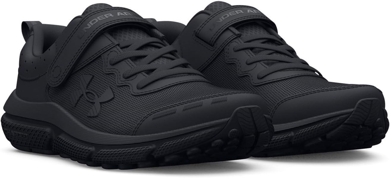 Under Armour Boys’ Pre School Assert 10 Alternate Closure, Black/Black 11K