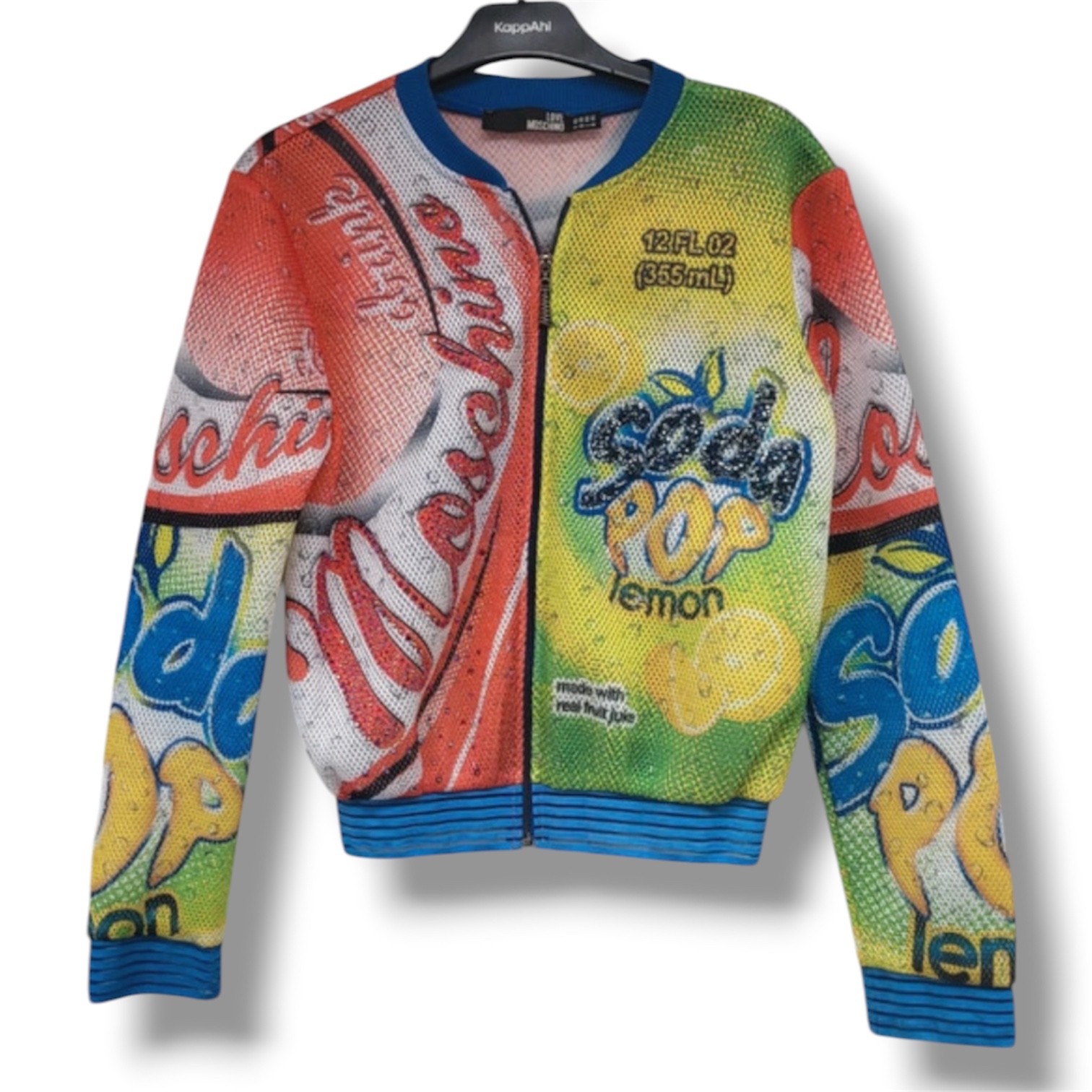 Moschino Couture “Soft Drink” Bomber Size M Candy Crush Moschino Pill