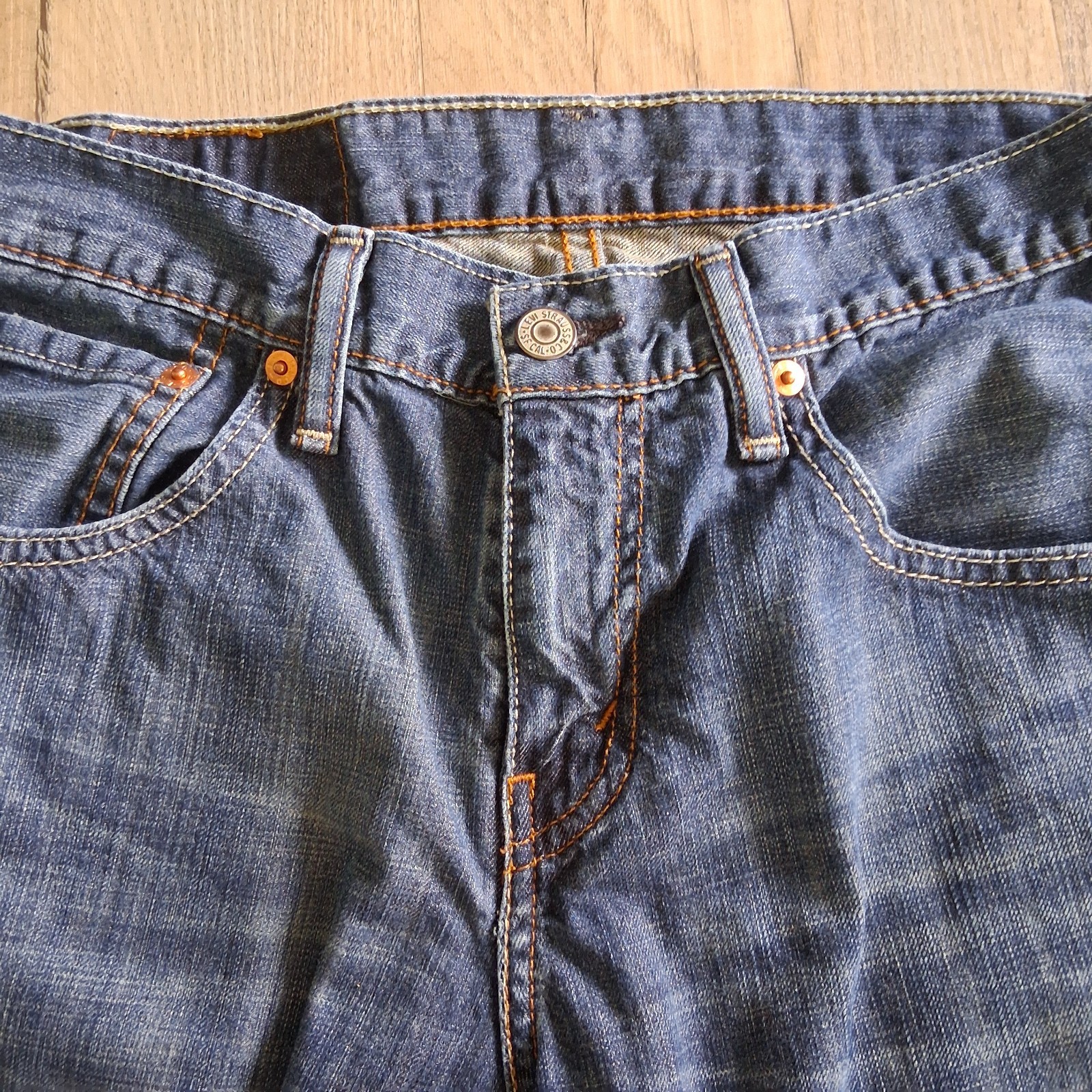 Levis 527 Jeans Men’s 29×30 Blue Medium Wash Bootcut Denim Western Cowboy
