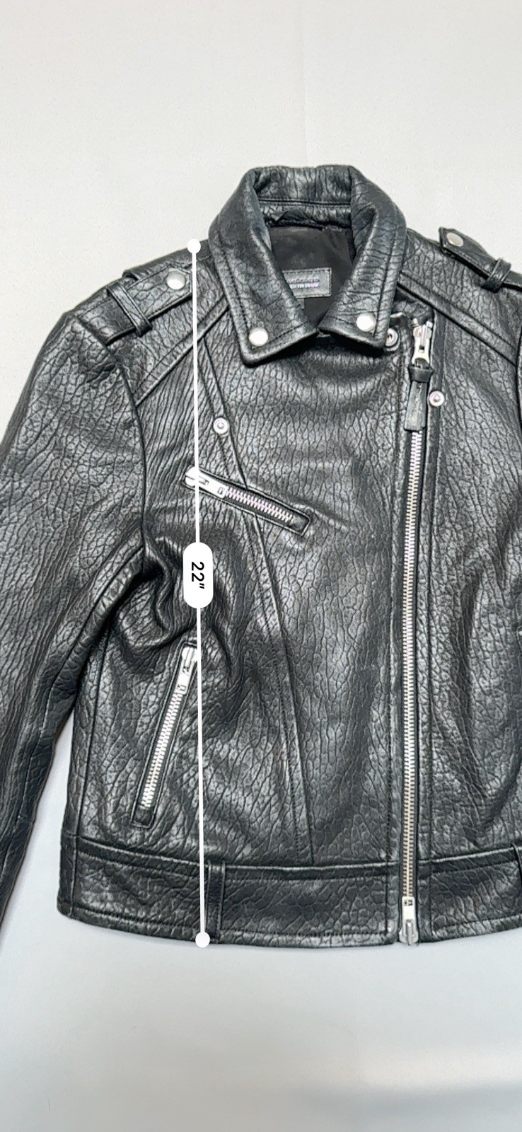 Mackage for Aritzia Black Lambskin Leather Moto Biker Jacket Women’s S/P