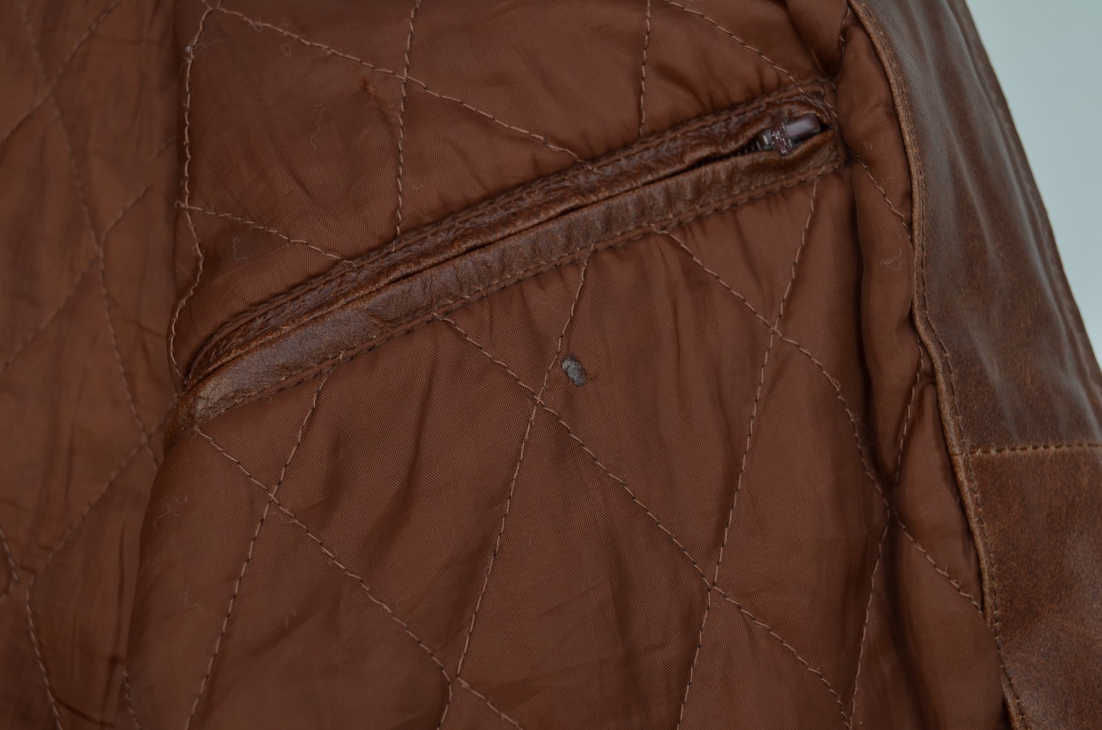 Vintage Superior New York Brogniez American Classic Motorcycle Leather Jacket M