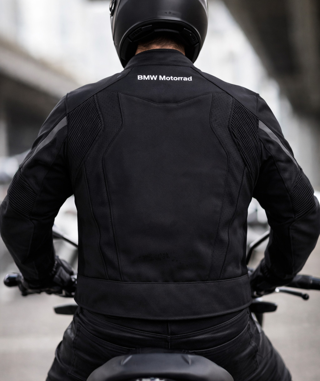 Men’s BMW Motorrad Cowhide Leather Biker Jacket Racing Style BMW Leather Jacket