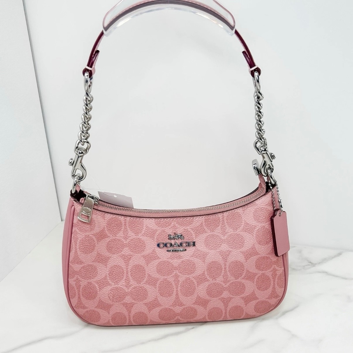 NWT Coach Teri Shoulder Bag Dusty Pink,Sketch Print,Bow Print,Snoopy