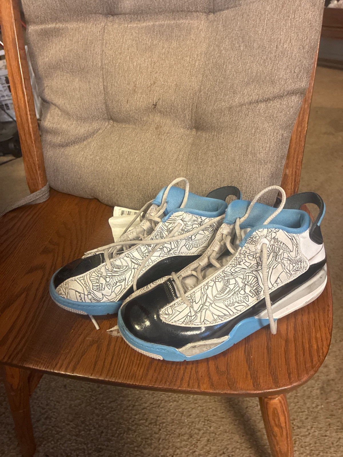 Nike air jordans dub zero sz1Y