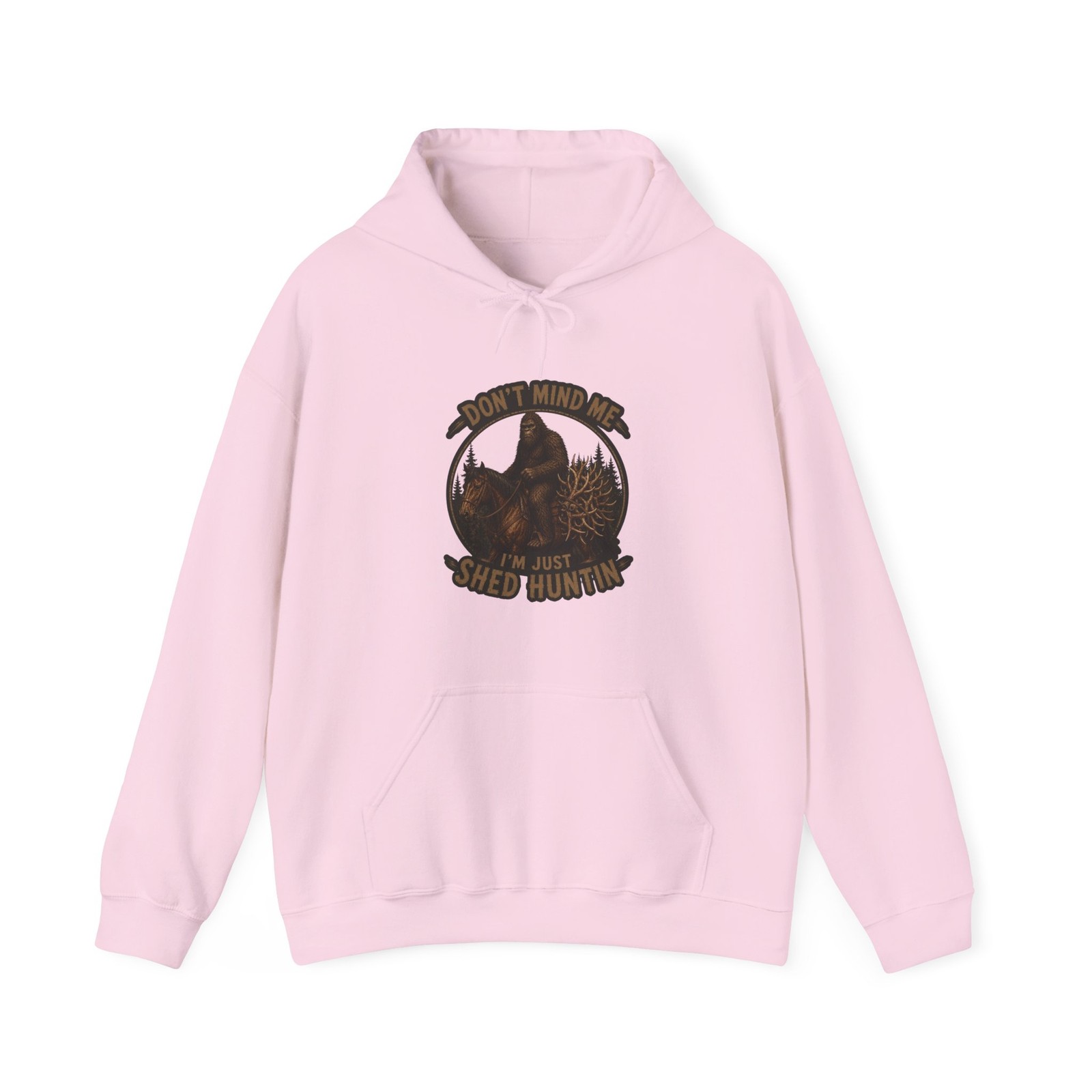 Don’t Mind Me I’m Just Shed Hunting Hoodie Deer Antler Graphic
