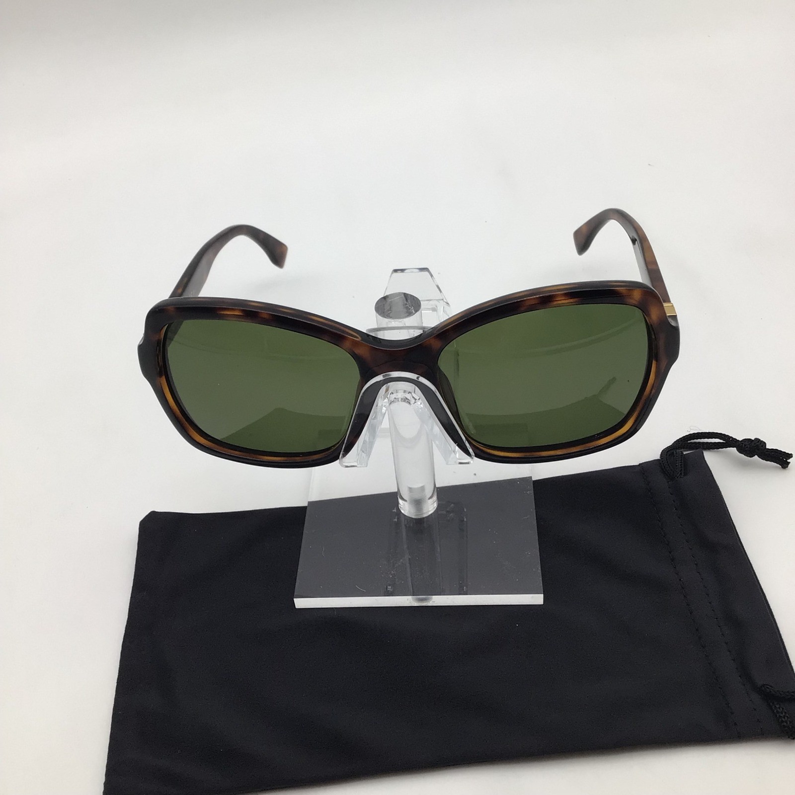 Fendi FF 0007/S Sunglasses Dark Havana Tortoise Gold FF Logo Square Italy NEW