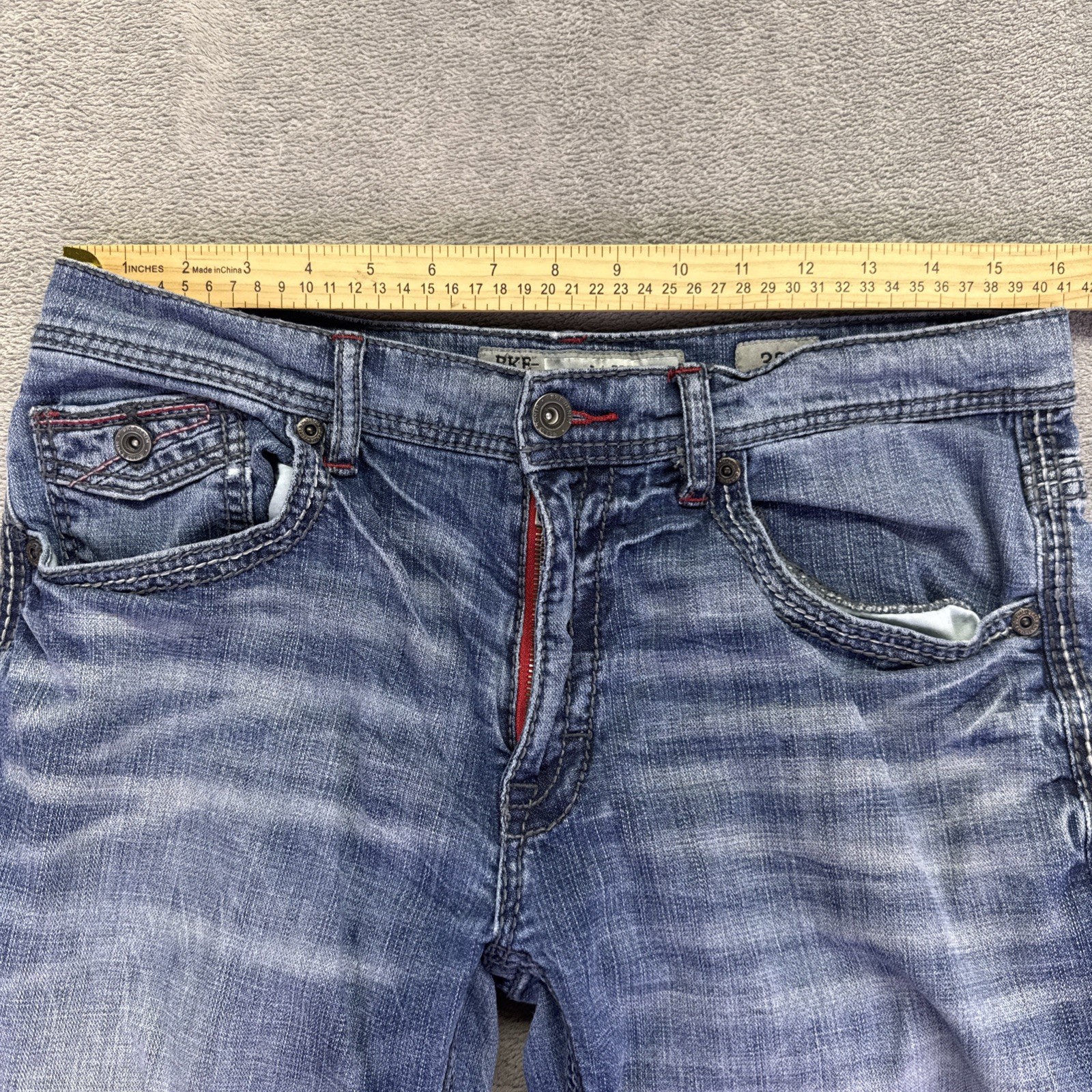 BKE JAKE Men’s Denim Blue Straight Leg Medium Wash Jeans 32R