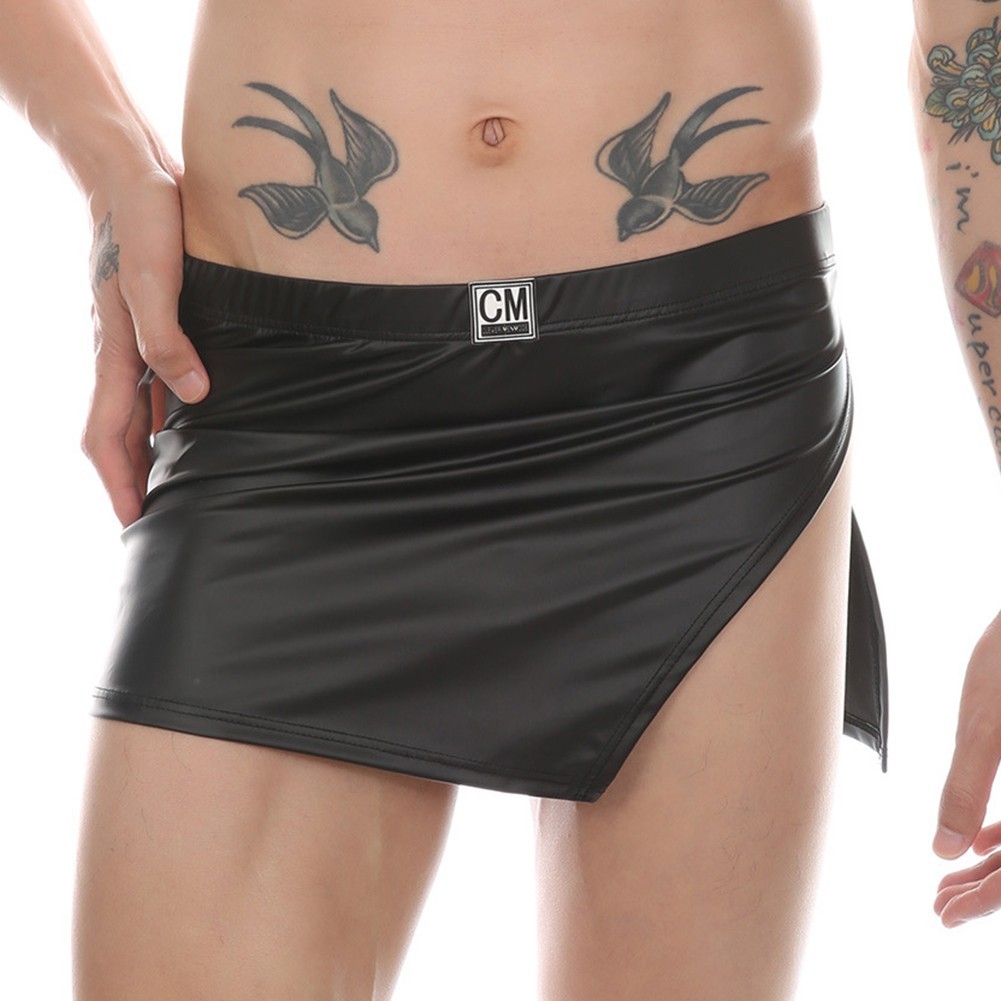 Mens Underwear Mens Panties Middle Waist Minimalist Pouch Sexy Slit Side Slit