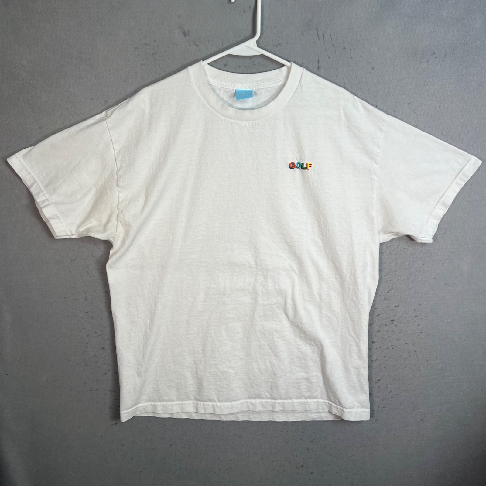 Golf Wang Tyler The Creator White T-Shirt Mens Size XL 100% Cotton