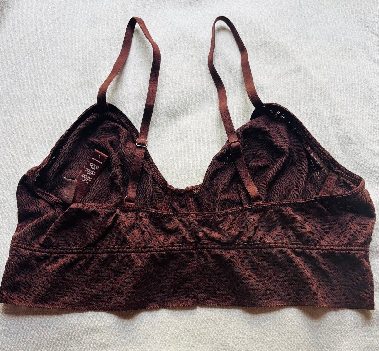 Skims Logo Bra Large