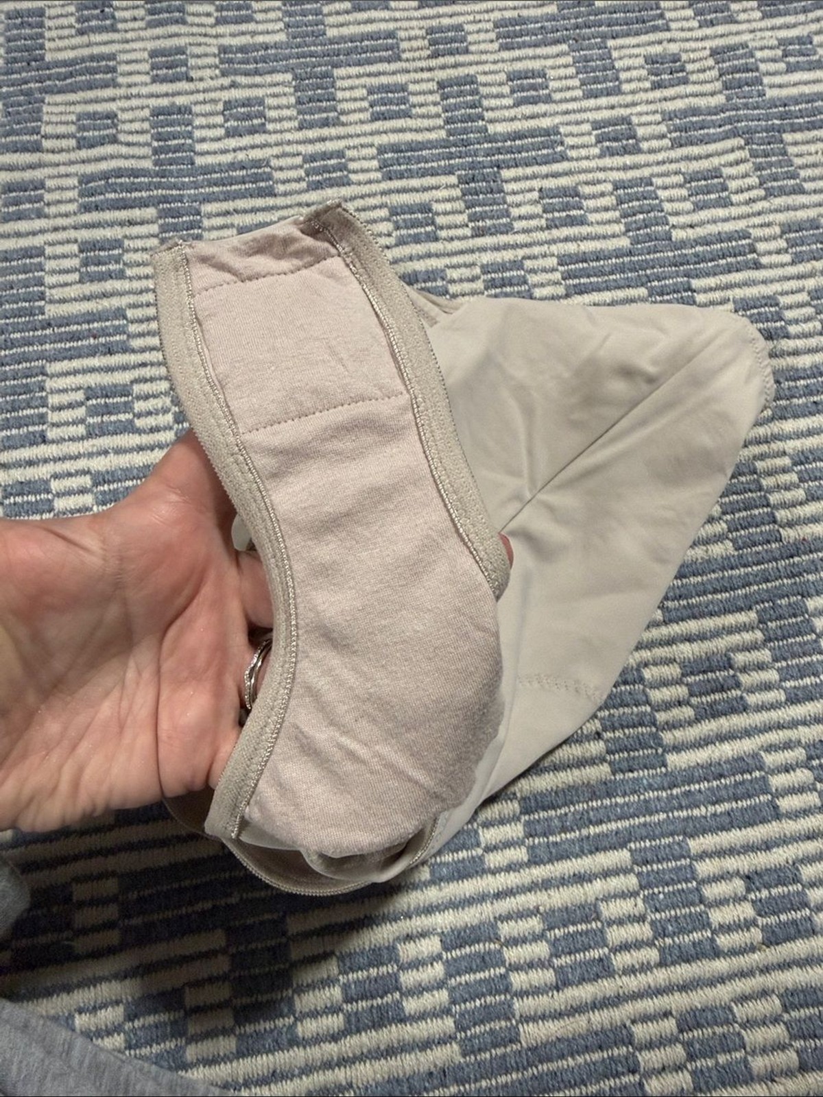 High-Waist Sculpting Shorts in Light Taupe