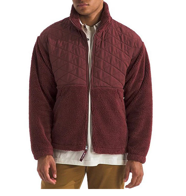 Mens The North Face Cabin Fleece Full Zip Sherpa Fleece Coat Jacket New