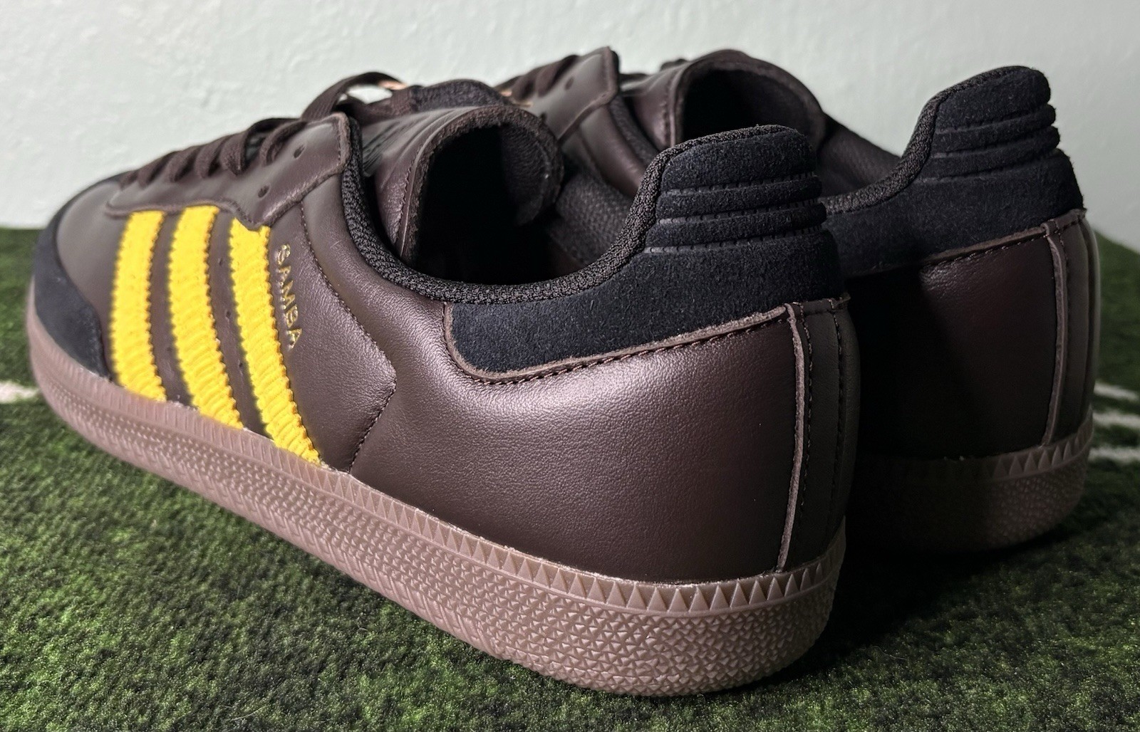 US Men’s 11 – Adidas Samba OG “Aurora Coffee EQT Yellow Gum” IH6813