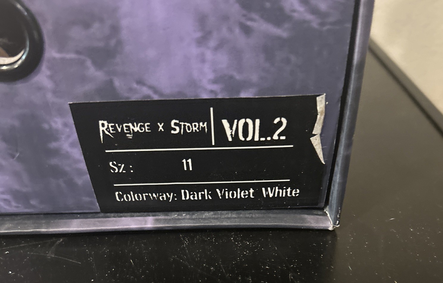 Revenge X Storm V2 Size 11 Dark Violet White Extra Laces Low Top