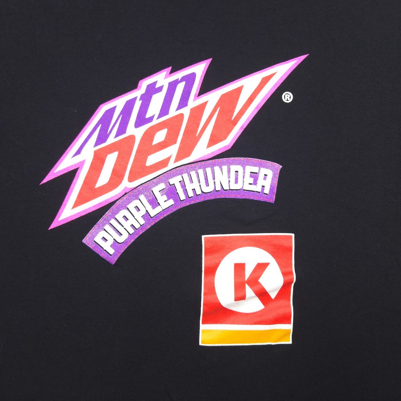 T-Shirt Mountain Dew “Purple Thunder” Discontinued Flavor T-Shirt new old stock