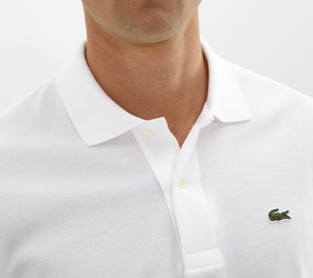 Lacoste Men’s Classic Fit Short Sleeve Pique Polo Shirt White