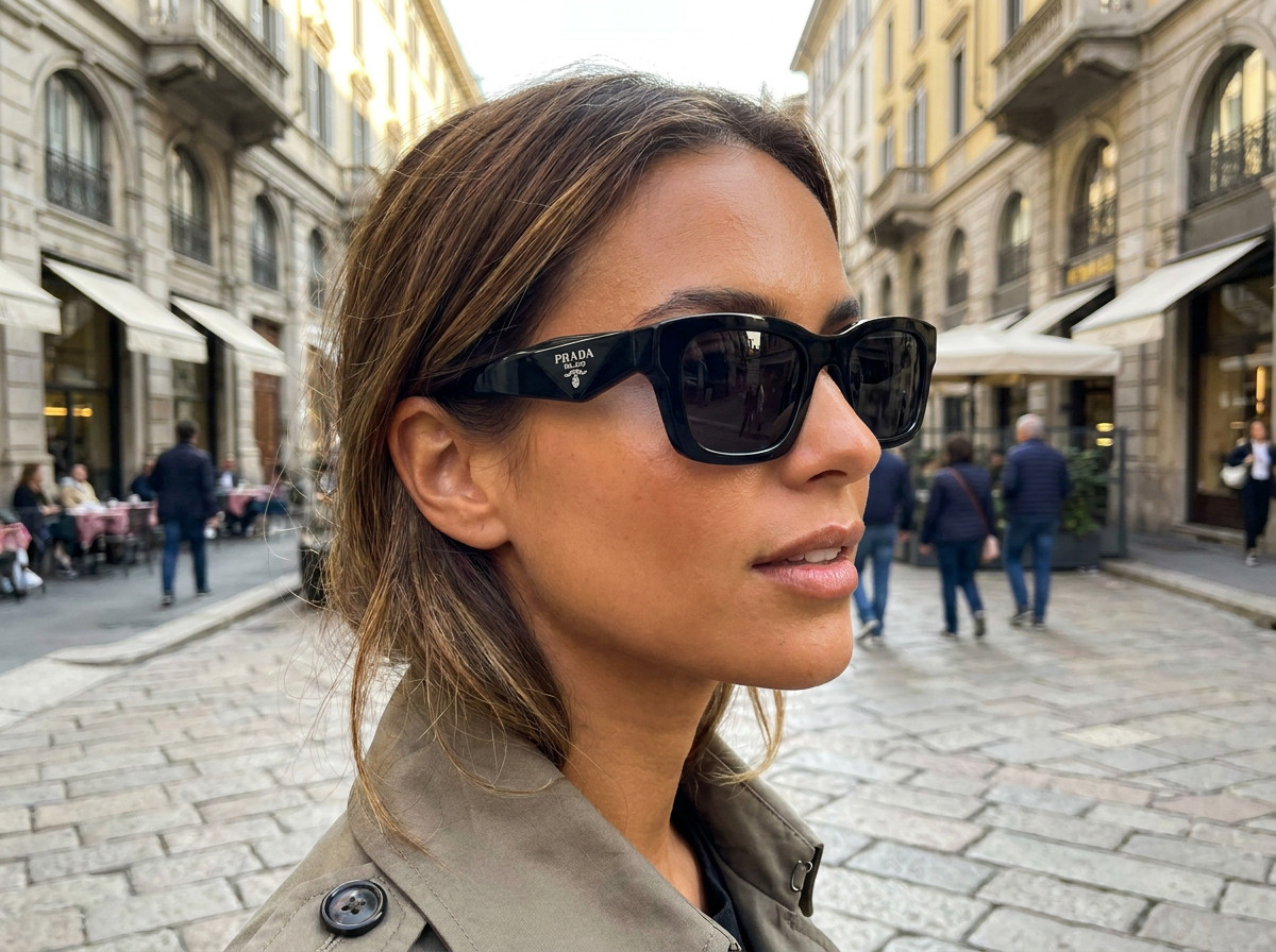 PRADA PR C06S 16K70B Black Dark Grey Women’s 50 mm Sunglasses – Ships Now