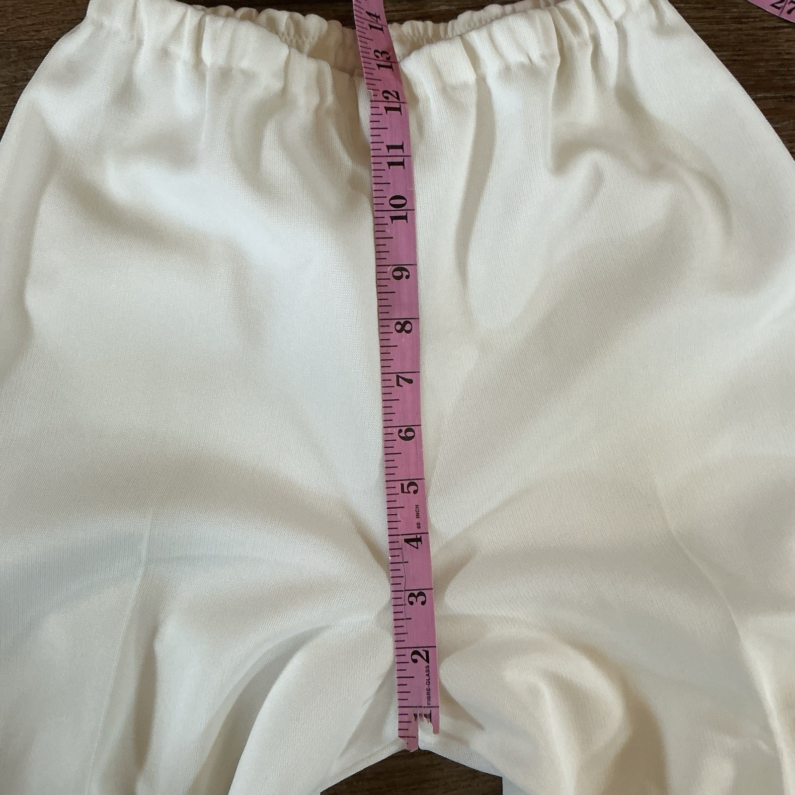 70s VINTAGE Dalton Trevira 100% Polyester Cream Wide Leg Pants Size 12 #7E4