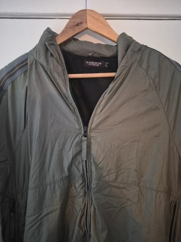 Debenhams St George by Duffer Windbreaker Jacket size L Mens Green