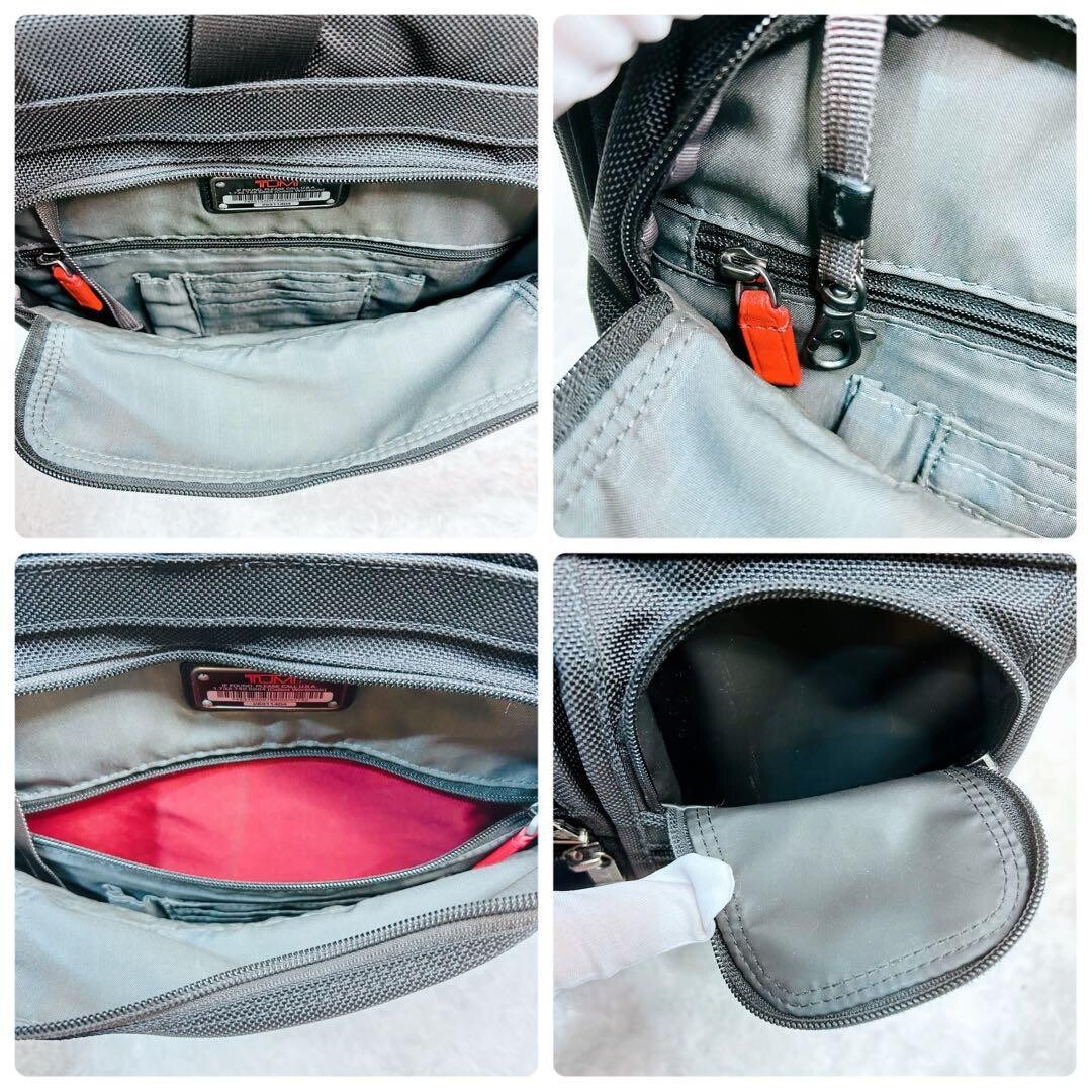 TUMI 263114D4 Black 2Way Business Bag A4 PC Briefcase Shoulder Mens