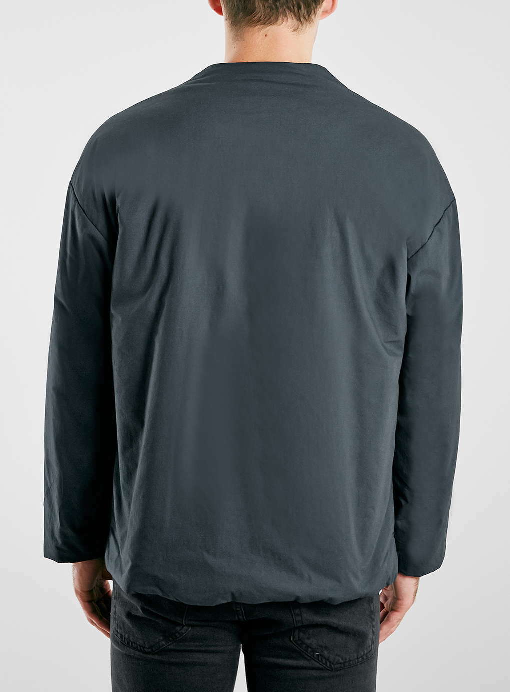 Topman Reversible Jacket – Navy, Men’s Large – Versatile & Stylish, Retail $110