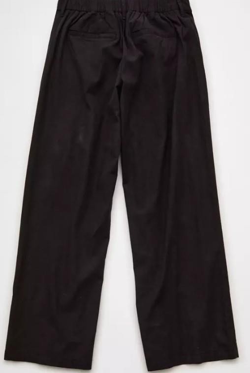 NWT American Eagle AE Low-Rise Linen-Blend Trouser