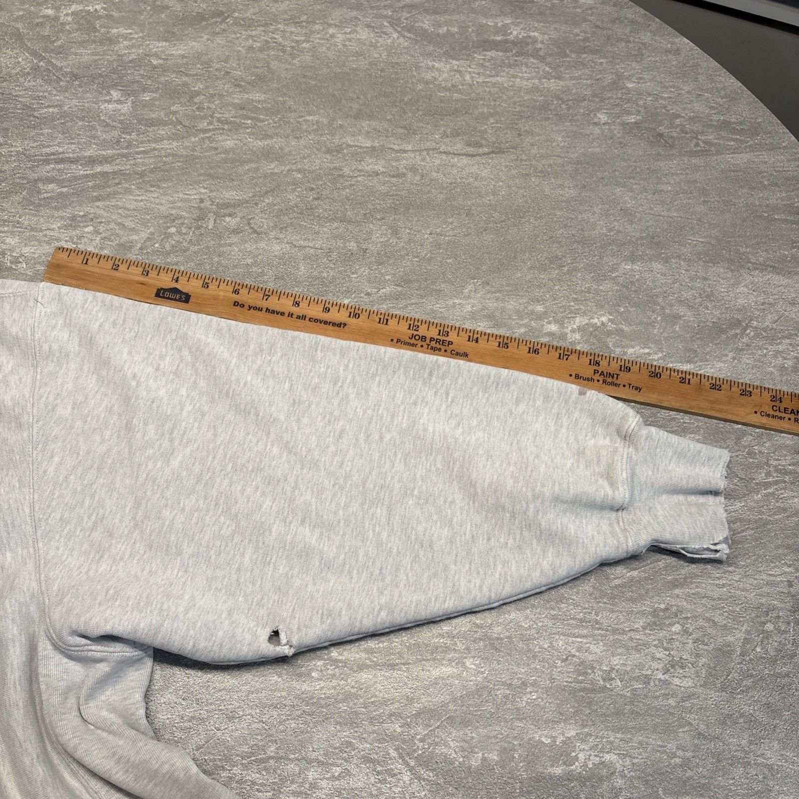 Vintage Champion University at Albany Reverse Weave Hoodie Large Distressed