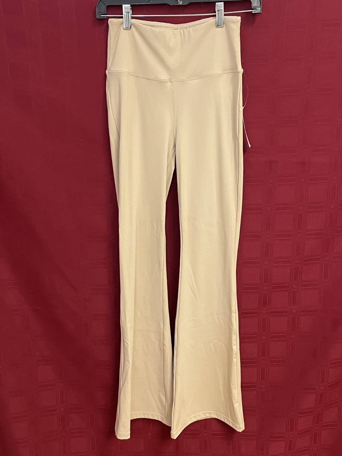 ODODOS Tan Leggings Flared Leg Size S NWT
