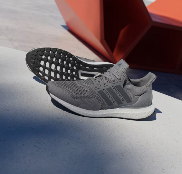 Adidas Ultraboost 1.0 Wolf Grey/White Running Shoes Mens Size HQ4200 G