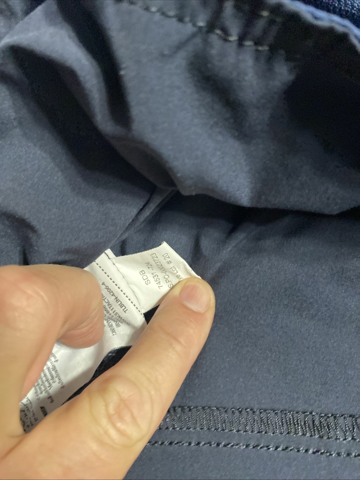 5.11 Tactical Pants Mens 42×32 Navy Blue Stretch Convertible Hiking 74531-019